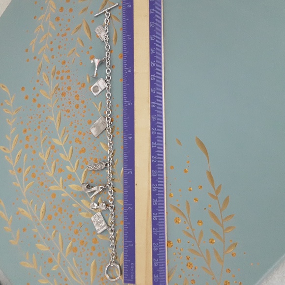 Stanless steel charm bracelet/ anklet - Picture 5 of 10